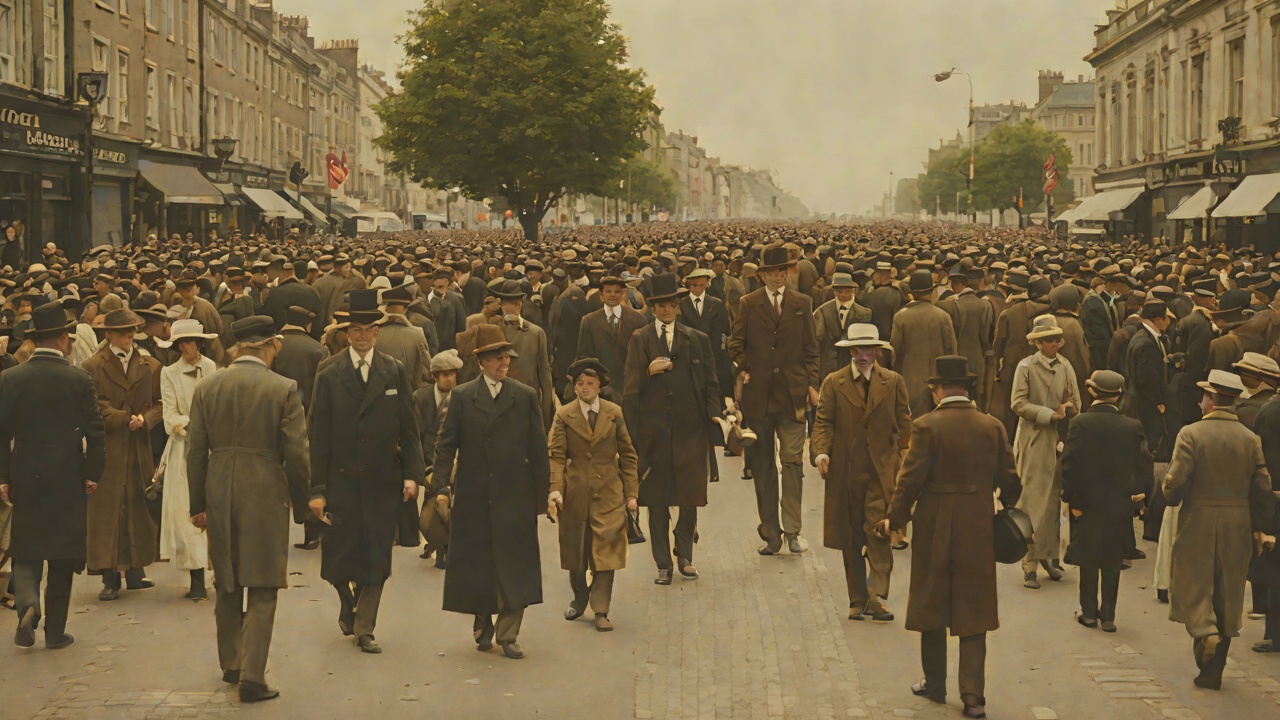 Public Consumption from "The Long Walk". Public Consumption Audience Crowds gather along the road, cheering, gambling, shouting names, and collecting souvenirs.