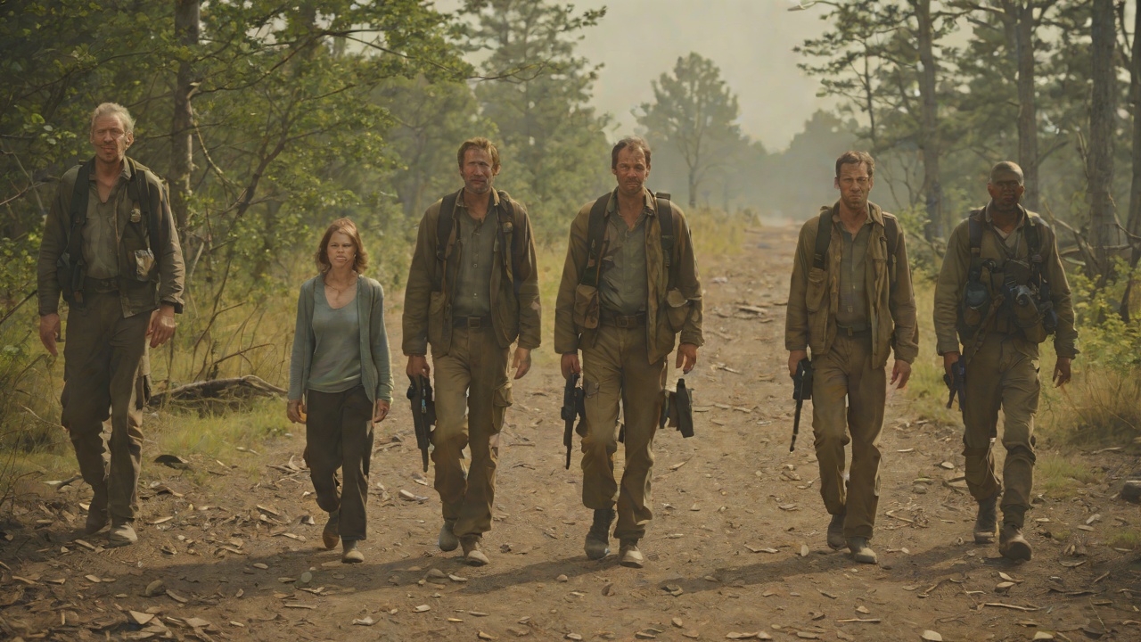 Three Survivors from "The Long Walk". Three Survivors Reduction After the deaths of the others, Ray, Peter, and Stebbins emerge as the central remaining figures.