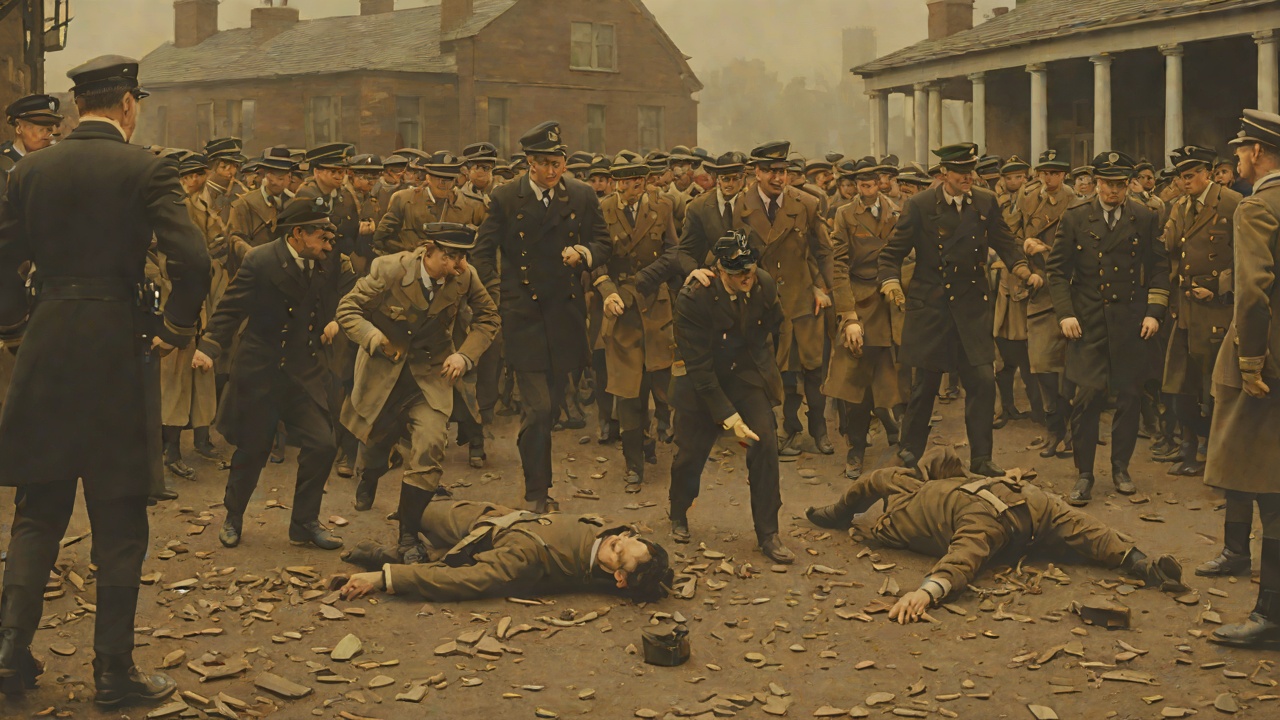 First Rescue from "The Long Walk". First Rescue Collapse Ray’s hysterical laughter at the Century Club threatens to make him stop. His body loses rhythm while the crowd waits for another death.