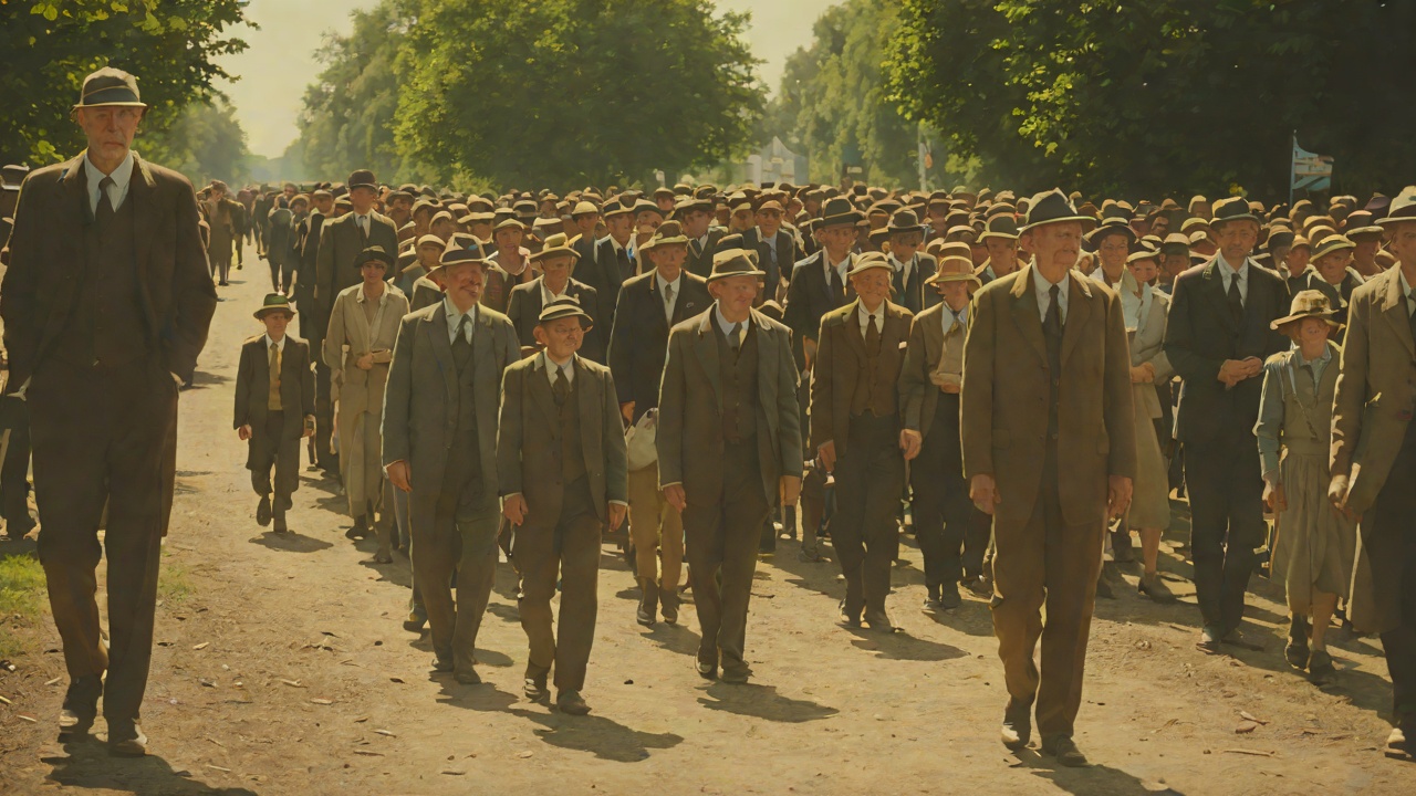 Individual Spectators from "The Long Walk". Individual Spectators Faces Ray notices old men, families, children, and roadside workers as separate people.