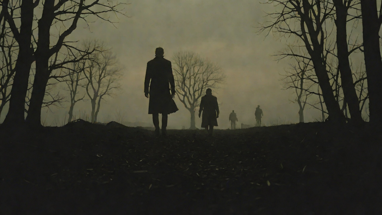 Dark Figure from "The Long Walk". Dark Figure Return After the Major arrives, Ray sees a dark figure beckoning ahead.