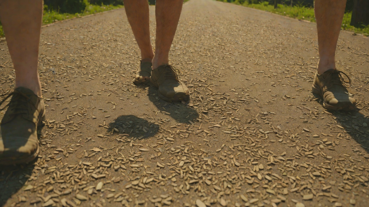 Barefoot Continuation from "The Long Walk". Barefoot Continuation Damage Ray and Arthur lose their shoes as the road destroys their feet.