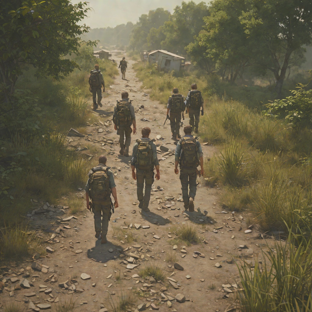 The Walkers’ Rules of Survival from "The Long Walk". This flow follows the practical knowledge of the Walkers as small instructions become a fragile and increasingly inadequate survival culture.