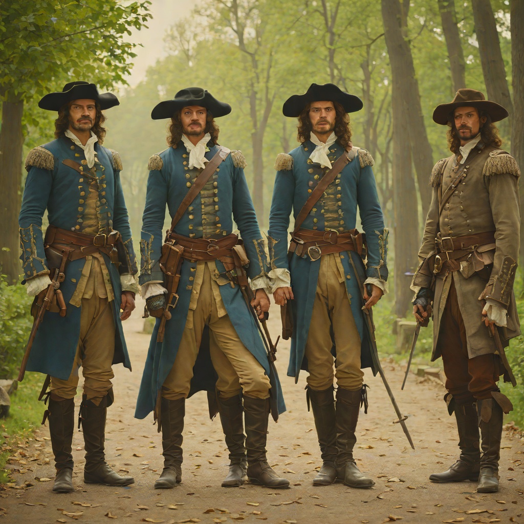 The Three Musketeers and Moral Compromise from "The Long Walk". This flow traces the rise and collapse of the Three Musketeers as mutual affection gives way to a pact of noninterference.