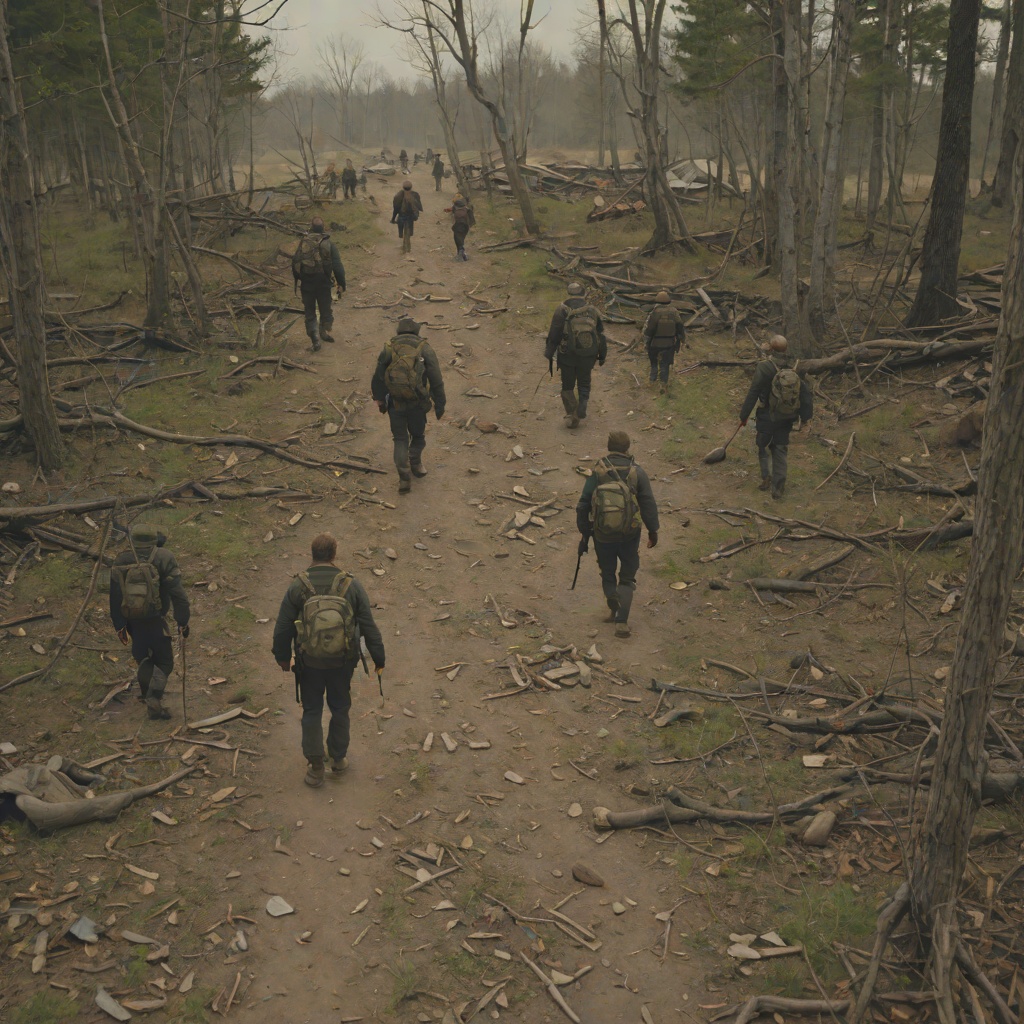 Secondary Deaths as Lessons from "The Long Walk". This flow follows the deaths of lesser-known Walkers as successive examples that teach the survivors how arbitrary and intimate the Event’s violence is.