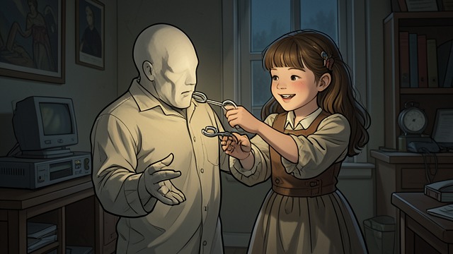 A Child Nearly Drowns from "Handling the Undead". A Child Nearly Drowns A childhood encounter At seven, Eva nearly drowns and later describes a creature beneath the water.