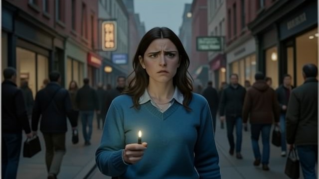 A World That Looks Normal from "Handling the Undead". A World That Looks Normal Ordinary headlines Flora and Peter pass through public spaces where people fill cars, buy newspapers, and go about their morning.