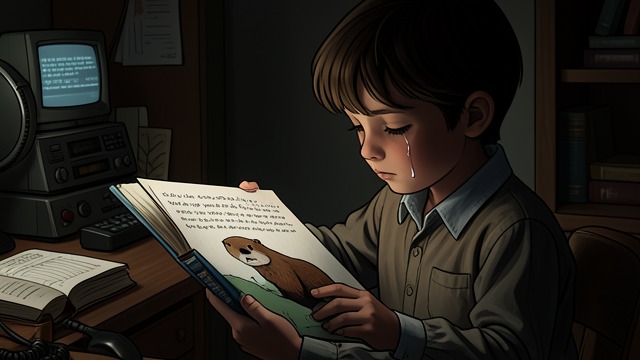 A Beaver Book and a Loss from "Handling the Undead". A Beaver Book and a Loss Flora remembers an author Flora reads a Bruno the Beaver book by Eva and cries because no new story will come from its creator.