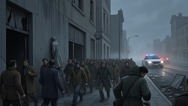 Evacuation and Closure from "Handling the Undead". Evacuation and Closure An emergency withdrawal Attacks and mass panic force police and medical personnel to evacuate The Heath.