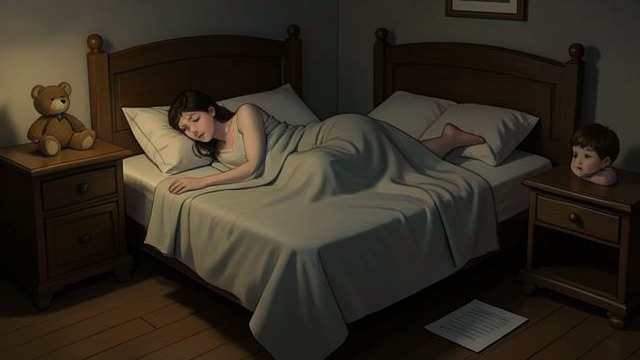 安娜成为埃利亚斯守护者的转变,《让死者安息》中的场景。一个月的退缩 止步不前的悲伤 安娜躺在埃利亚斯的房间里,身边满是他的物品,无法恢复正常生活。古斯塔夫·马勒给她带来食物,但她几乎吃不下。 暂停的人生 她的悲伤并非因为缺少爱,而是为了避免再次遭受撕心裂肺的痛苦。死者苏醒将迫使她重新行动,而此时她还没有选择回归生活。