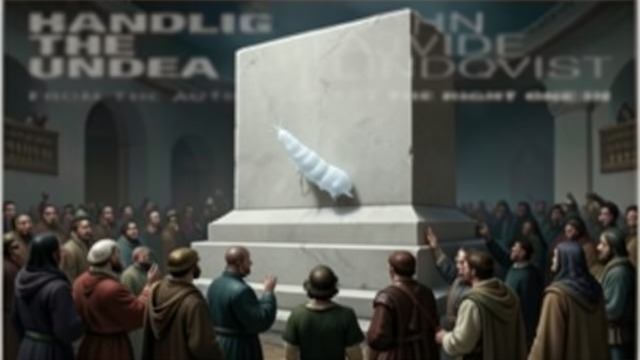 White Life in Stone from "Handling the Undead". White Life in Stone An impossible creature A white caterpillar enters a marble gravestone and vanishes without leaving a hole.