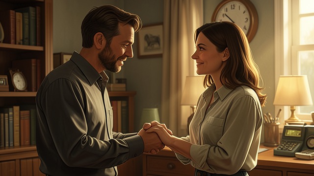 A Lucky Marriage from "Handling the Undead". A Lucky Marriage A daily recognition David thinks how fortunate he is to be married to Eva.