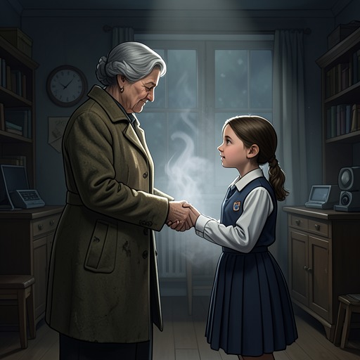 Elvy and Flora’s Shared Calling from "Handling the Undead". This flow follows the trust between grandmother and granddaughter as their different beliefs and abilities converge around the fate of the dead.