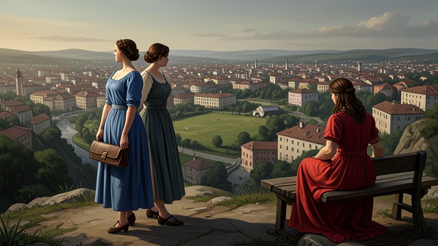 The Fort Above Town from "The Staircase". The Fort Above Town A View Beyond Trouble At Fort Marcy, Lizzy can look down on Santa Fe and momentarily feel removed from her losses.