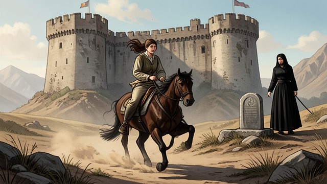 The Fort’s Hidden Life from "The Staircase". The Fort’s Hidden Life Escape and Discovery Lizzy rides Ben out of the convent, intending to catch her father but unsure of the southern trail.