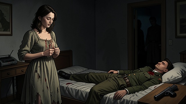 Violate’s Years of Guilt from "The Staircase". Violate’s Years of Guilt Silence in Richmond Violate lives with an abusive first husband and delays leaving because she fears losing Robert.
