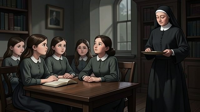 A School of Rules from "The Staircase". A School of Rules Learning the Convent’s Order Lizzy discovers that meals, dress, prayer, speech, and even bathing are governed by rules.
