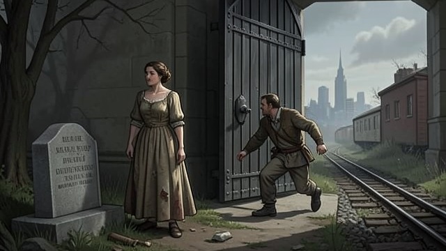 A Stranger Shot at the Fort from "The Staircase". A Stranger Shot at the Fort An Attack Interrupted Ramon Baca confronts Lizzy at Robert’s grave and demands the whereabouts of Delvina and the baby.