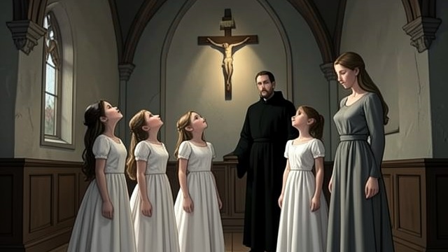 Visions and Ordinary Longing from "The Staircase". Visions and Ordinary Longing The Girls’ Expectations Many students at the academy pray for visions of the Virgin Mary or hope to discover a religious calling.