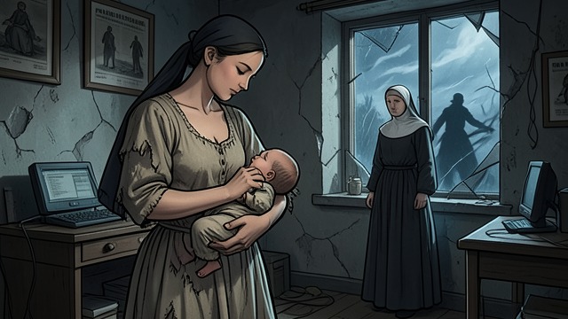 An Orphan’s Inheritance from "The Staircase". An Orphan’s Inheritance A Mother Lost Delvina dies after childbirth, leaving Elena in the care of the convent.