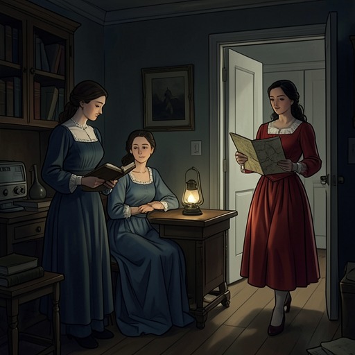 Stories, Rumor, and the Unseen from "The Staircase". The novel uses contested stories of outlaws, spirits, and miracles to show how people make meaning from uncertainty.