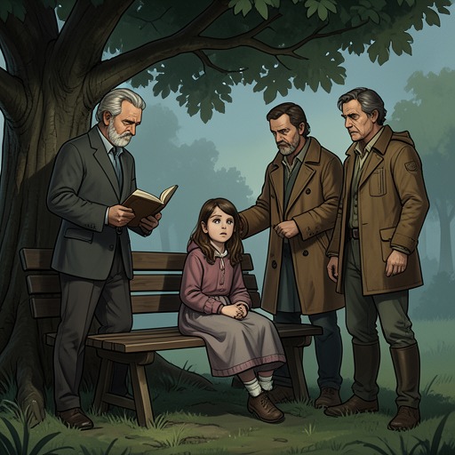 Lizzy and the Adults Who Shelter Her from "The Staircase". The adults around Lizzy offer contrasting forms of care, authority, and belief as she learns whom she can trust.