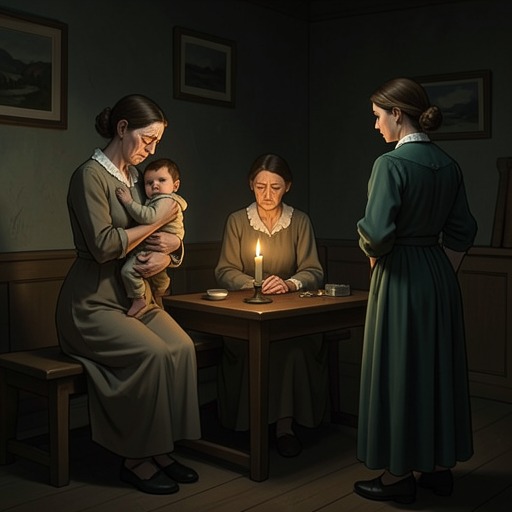 Women’s Grief and Survival from "The Staircase". Mama, Violate, and Delvina embody different encounters with loss, violence, and the need for refuge.