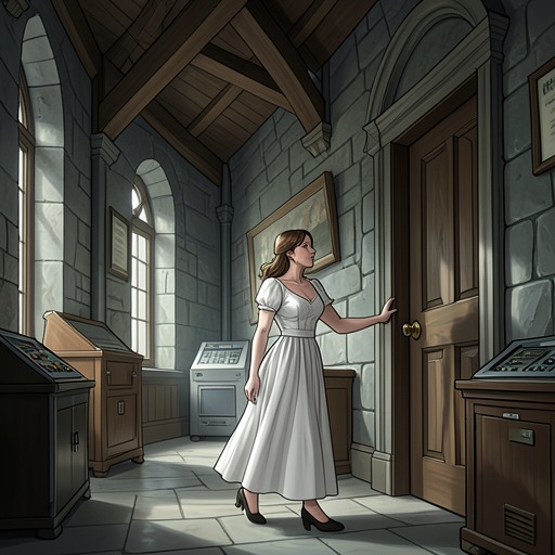 Daily Life at Our Lady of Light from "The Staircase". Lizzy’s encounters with the convent’s routines expose its contradictions while gradually giving her a place within them.