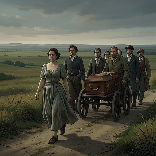 From Georgia to the Santa Fe Trail from "The Staircase". Mama’s final journey and burial shape the losses that drive Lizzy’s choices in Santa Fe.