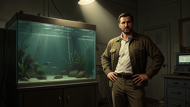 Nirvana at the Aquarium from "Limonov". A Sudden Opening An ordinary task While cleaning an official’s aquarium, Limonov focused on his breathing and the work before him.
