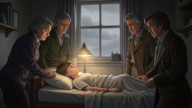 富家孩子之死,《利莫诺夫》中的场景。阶级仇恨显露 孩子的病 邻居年幼的儿子患白血病,正濒临死亡。史蒂文·格雷、珍妮和爱德华·利莫诺夫都为此感到由衷悲伤。这个家庭平日里的寻常同情,似乎短暂地跨越了阶级界限。 冷酷的文字回应 后来,爱德华·利莫诺夫写道,他并不在乎那个富家男孩是否死去,仿佛疾病是财富无法取胜之处。