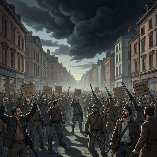 The Escalation of Political Violence from "Limonov". This thread follows the movement from political rhetoric and street demonstrations toward real armed confrontations and state repression.