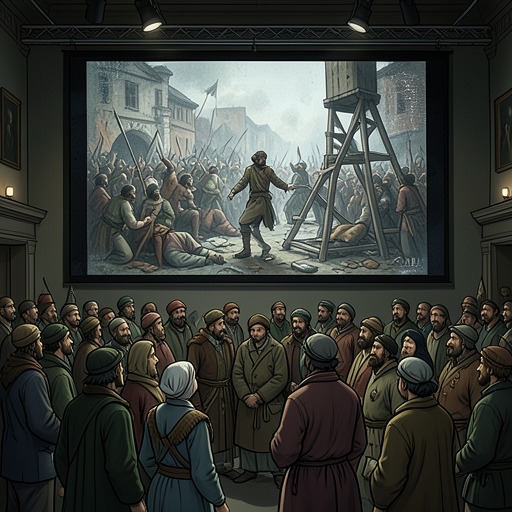 Truth, Propaganda, and the Uncanny from "Limonov". This flow traces how distorted public narratives make political change feel unreal and morally disorienting.