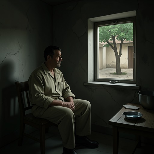 Meditation, Discipline, and the Self from "Limonov". This flow traces how prison and encounters with spiritual practice expose a quieter dimension beneath Limonov’s combative identity.