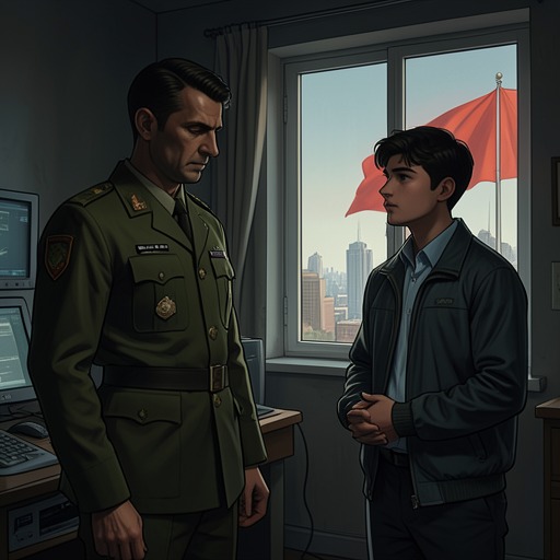 The State, the Artist, and the Enemy from "Limonov". This flow traces the changing relationship between Limonov and state power, from his father’s service to his own persecution and opposition.