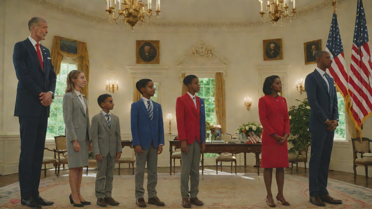 Curated Visibility from "Red, White & Royal Blue". Visibility as Policy Managed Youth The White House Trio is designed to make the First Family approachable to younger voters.