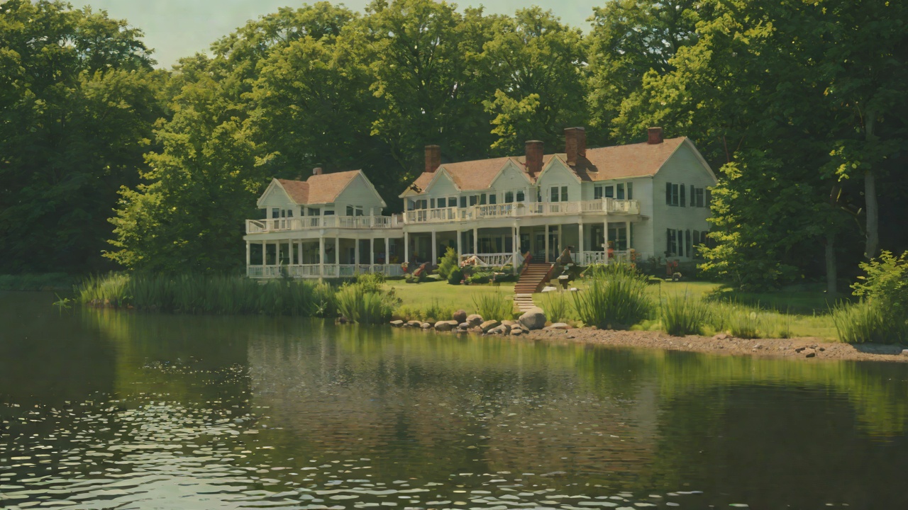 The Lake as Alternative from "Red, White & Royal Blue". A Different Kingdom Ordinary Abundance The lake house offers food, music, swimming, and family teasing without court ceremony.