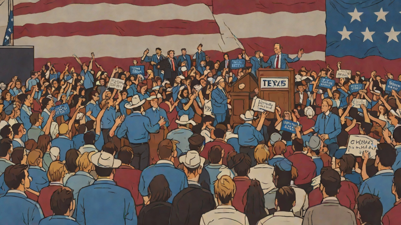 Texas Turns Blue from "Red, White & Royal Blue". The Decisive State Narrow Returns The election remains unresolved as Texas ballots are counted.