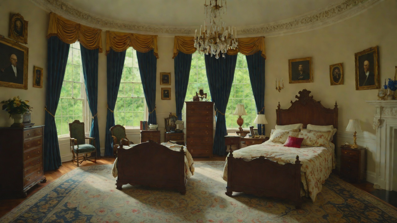 The White House Bedroom from "Red, White & Royal Blue". A Room of Risk Presidential Privacy Alexander’s bedroom is filled with study guides, glasses, music, and traces of earlier First Families.