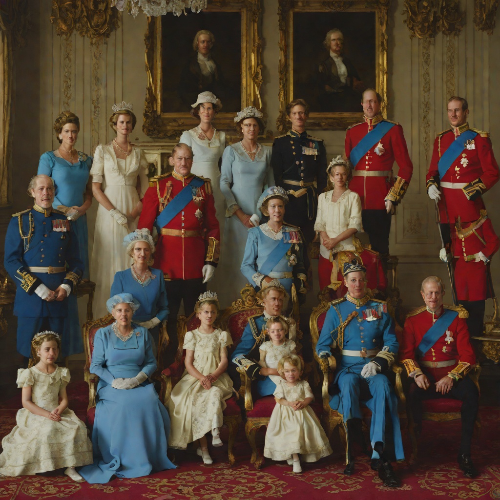 The Monarchy’s Crisis from "Red, White & Royal Blue". This flow traces the British royal family’s struggle between inherited decorum and the demands of a living child.