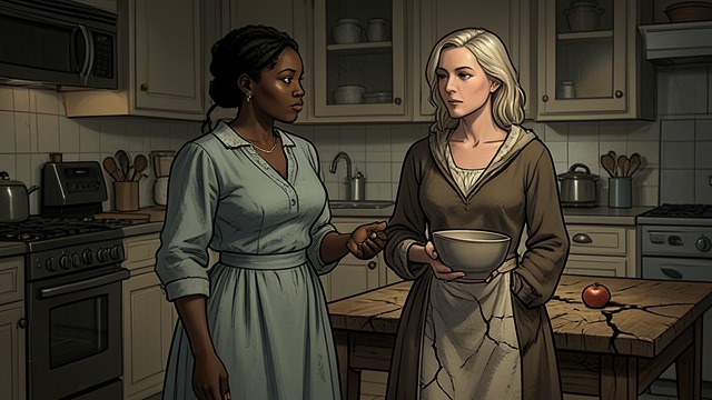 A Practical Alliance from "The Color Purple". A Practical Alliance Shared Responsibility Sofia works in Celie's store, while Eleanor Jane helps prepare food that Henrietta can eat.
