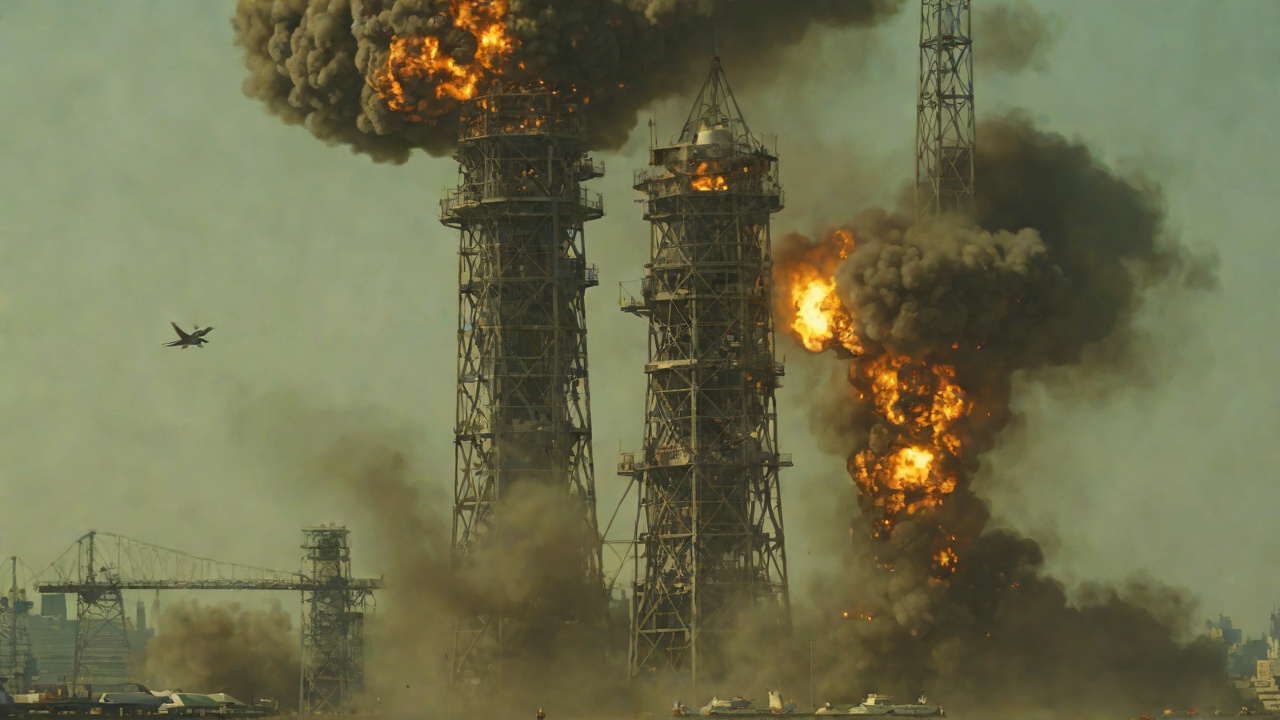 Impact on the Tower from "The Running Man". Spectacle Consumes Its Authors The Final Broadcast Ben’s hijacked plane becomes the largest possible piece of live television.