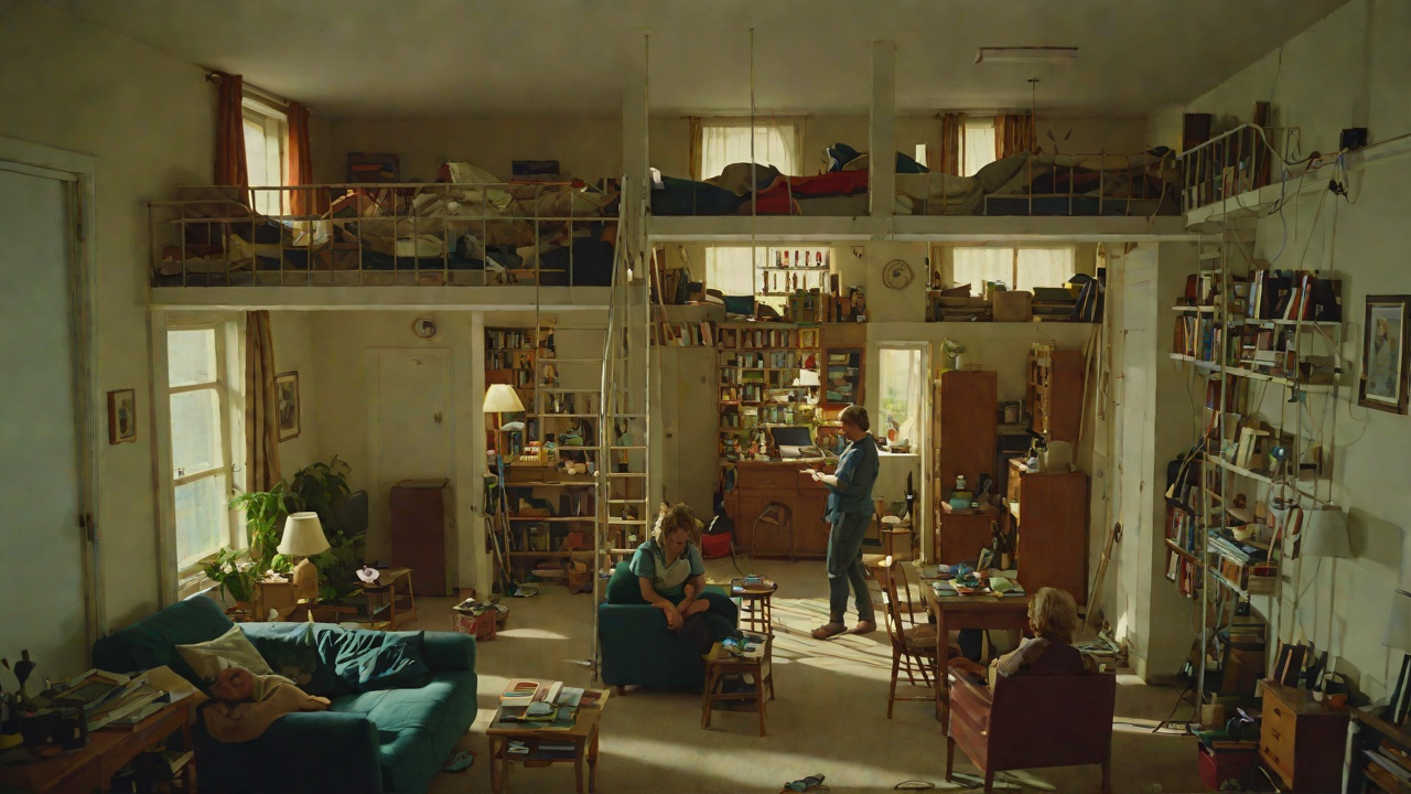 Co-Op City Apartment from "The Running Man". Home Under Pressure A Shared Room Ben and Sheila Richards live with Catherine Sarah Richards in a cramped Development apartment.