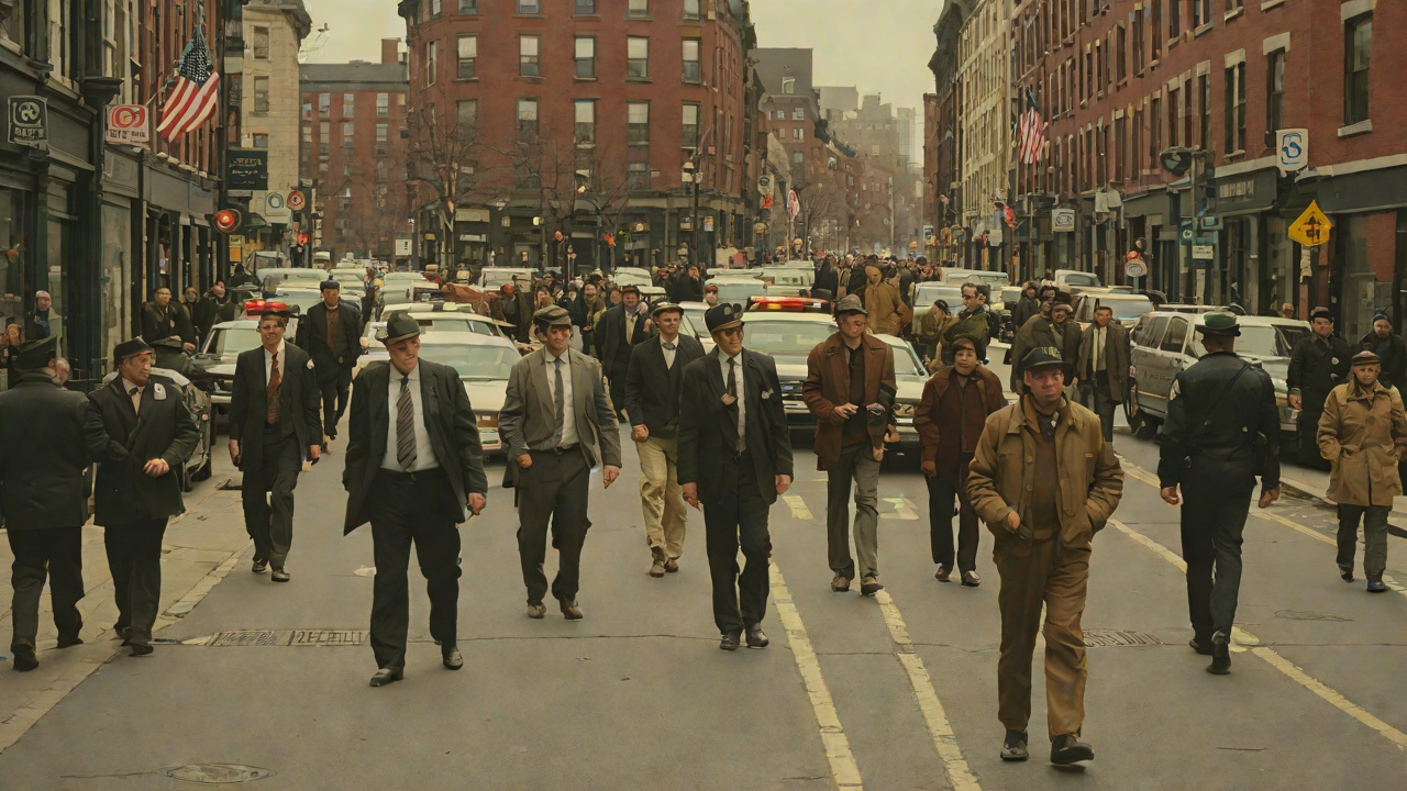 The Boston Bracket from "The Running Man". The Net Tightens Surveillance in Plain Sight Hunters surround the Boston Y.M.C.A. through ordinary pedestrians, police, and observers.