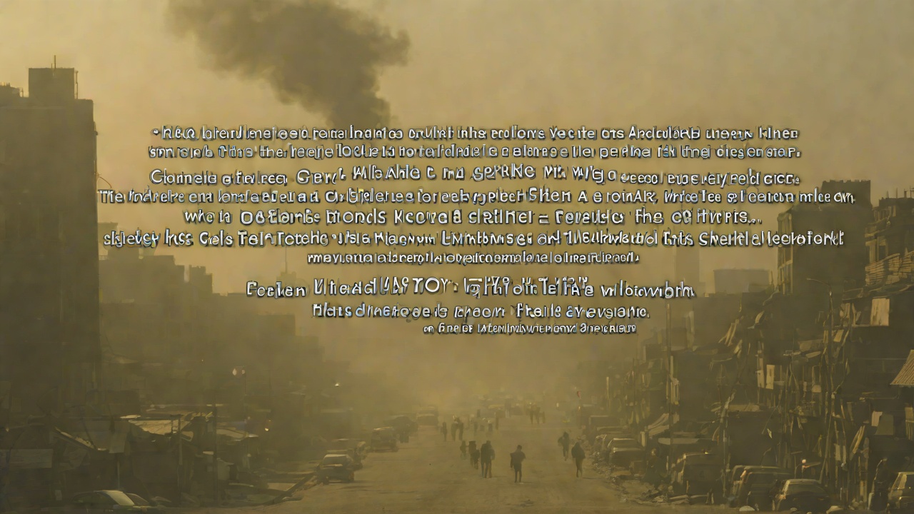 The Pollution Address from "The Running Man". A Political Message Naming the Cause Ben records an appeal to the unemployed, the poor, and residents of the ghettos.