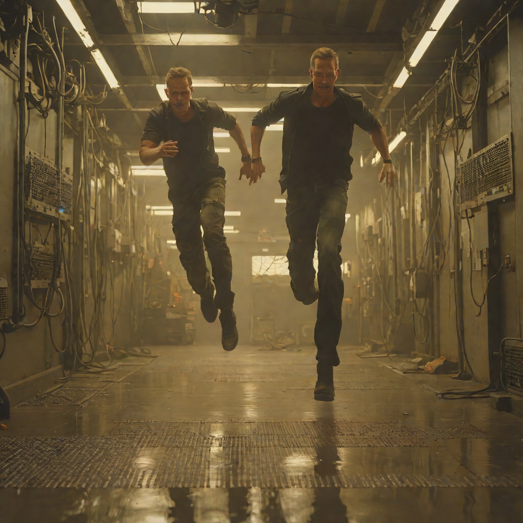 Ben Richards Enters the Game from "The Running Man". This flow traces Ben Richards’s movement from desperate father to contestant in the Network’s lethal entertainment system.