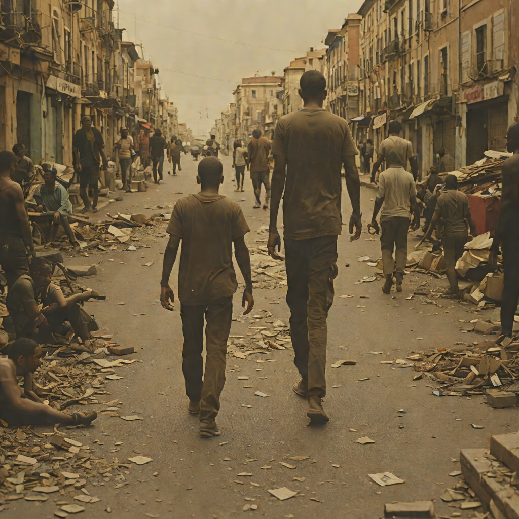 The Poor as a Political People from "The Running Man". This flow traces Ben’s movement from isolated individual to someone who recognizes collective identity among the poor.