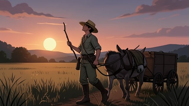 A Boy in the Fields from "The Greatest Beer Run Ever: A Memoir of Friendship, Loyalty, and War". A Boy in the Fields Early Independence John McGahern works with animals, cuts sticks, and moves across fields with a donkey and cart.