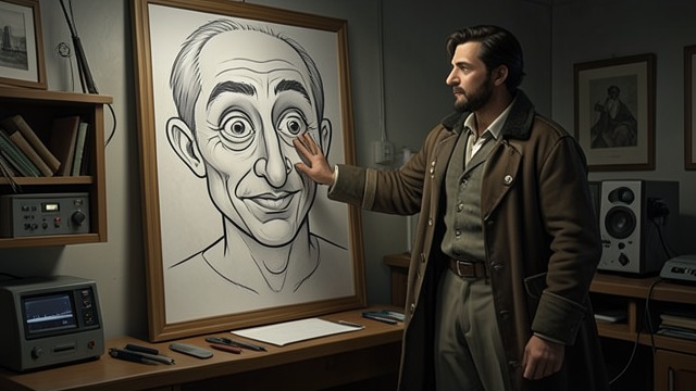 The Caricature Restores Expression from "The Imaginary". Recognition Through Exaggeration Distortion with purpose A caricature exaggerates Pierre’s features, yet Sartre finds that it restores the vitality missing…