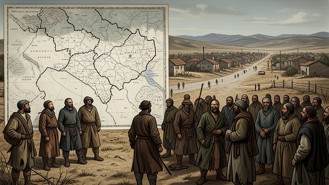 The Country Shrinks from "The Killer". The Country Shrinks Lost Territory Queen Marguerite describes retreating borders, abandoned towns, and a population reduced to a remnant.